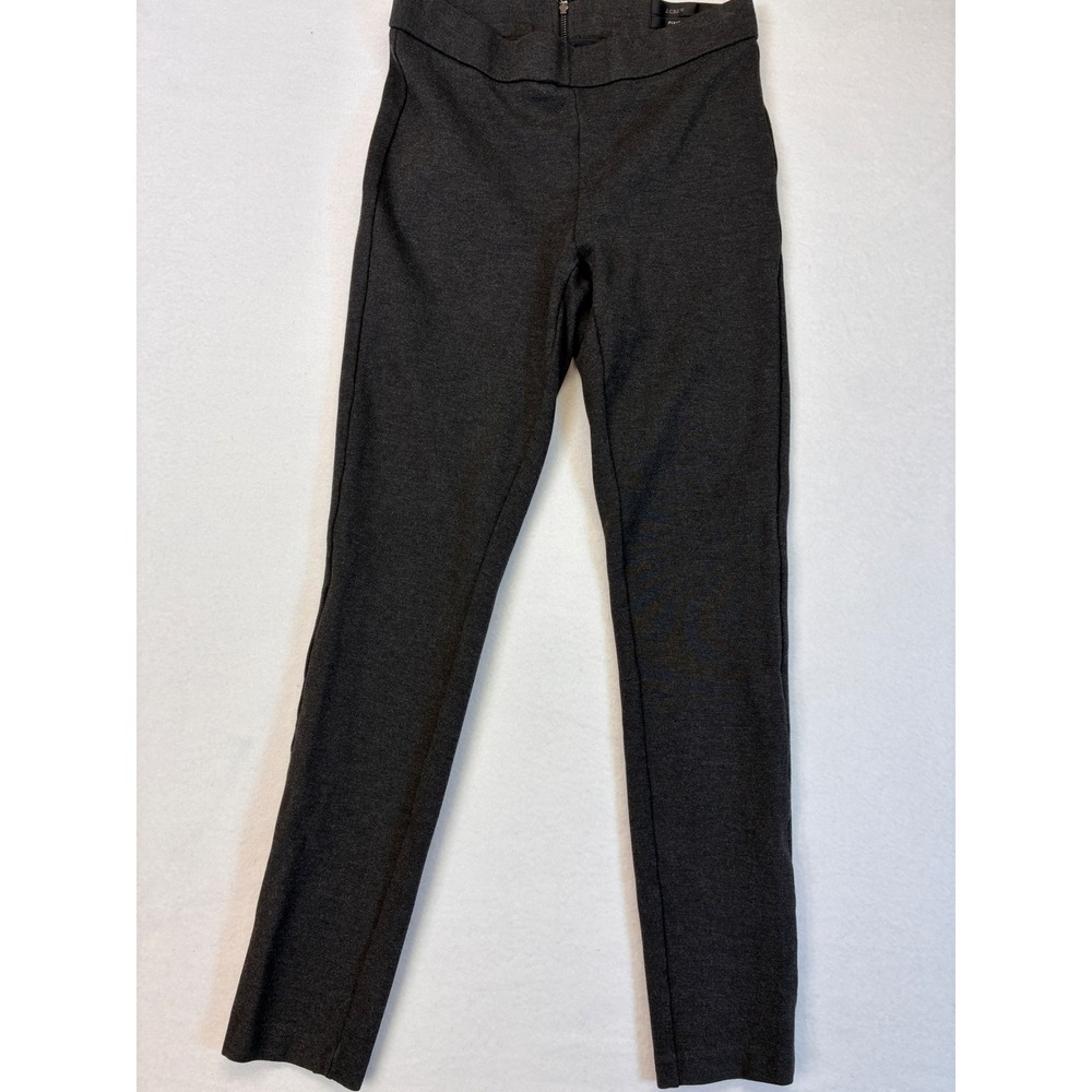 J.Crew Modern Pixie Pant Dark Academia Officecore Back Zip -‎ S Charcoal Gray